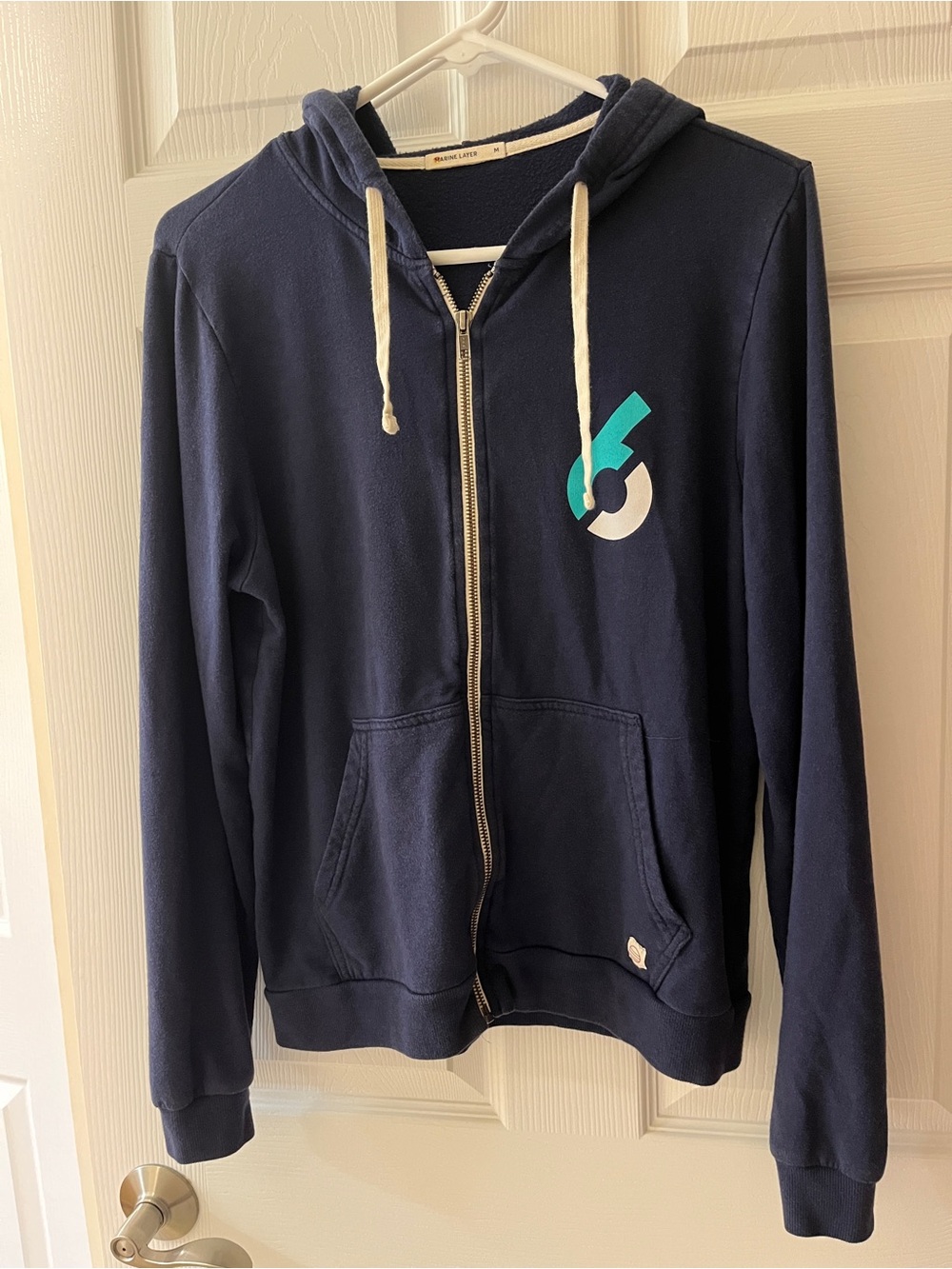 Marine Layer Afternoon Hoodie Zip-Up Men’s Medium 6Sense logo